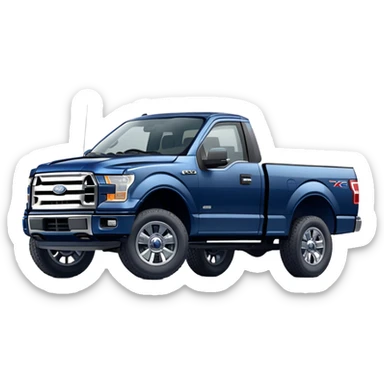 Navy blue Ford f150 truck  sticker