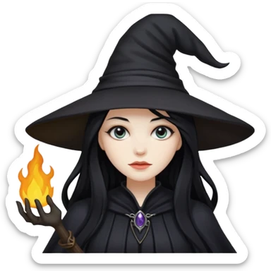 Shadow witch sticker