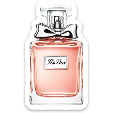 Miss dior perfume sticker