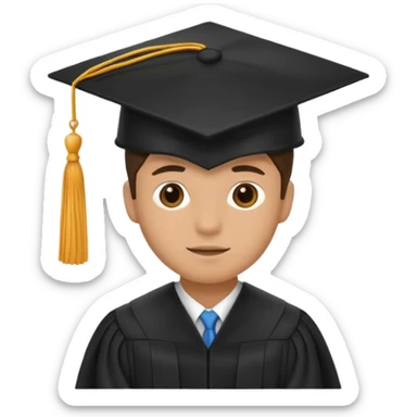 Graduation Cap sticker