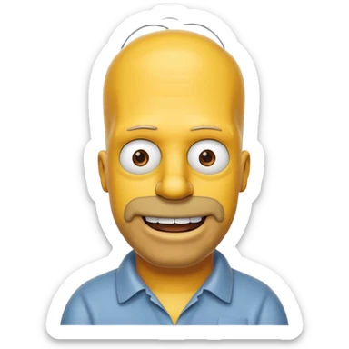 Homer simpson sticker