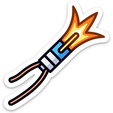 optical fiber cable with glowing light transmission sticker