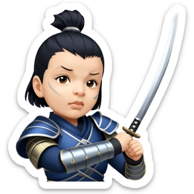 Warrior Samurai sticker