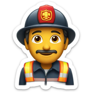 a portugese fireman sticker