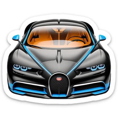 BUGATTI CHIRON SS 300+ WR ÉDITION  sticker