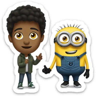 minions with Antetokounmpo sticker
