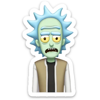 Rick  and Morty  sticker