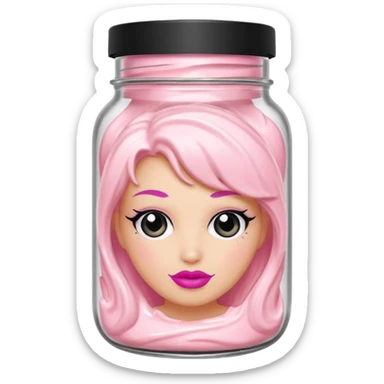 Sassy scents girl boss whipped soap in a jar with a black lid sticker