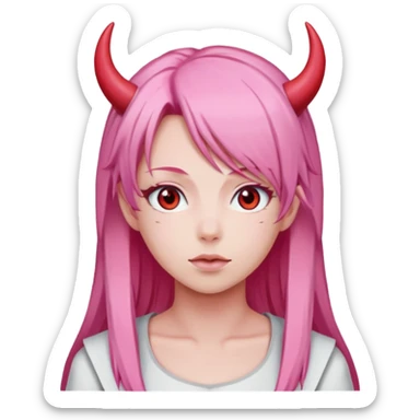 zero two emoji  zero two from darling in the franxx sticker