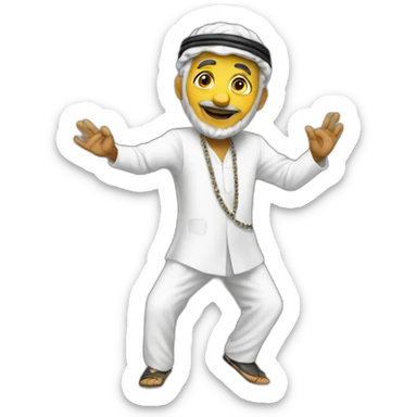 Arafat dancing sticker