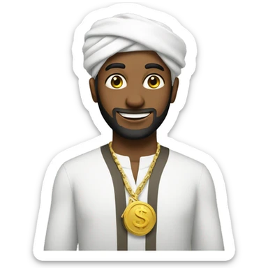 Habibi with money sticker