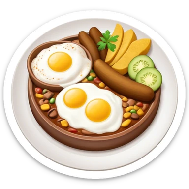 Bandeja paisa sticker