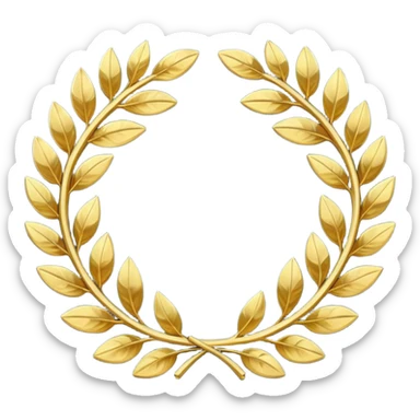 Emoji couronne de laurier sticker