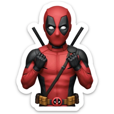 deadpool from Deadpool & Wolverine movie sticker