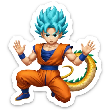 dragon ball fusion sticker
