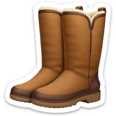 a pair of wet uggs sticker