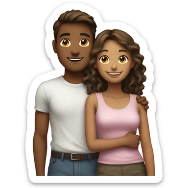 Boyfriend and girlfriend  sticker