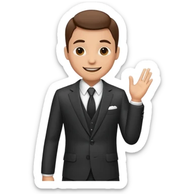 well dressed sticker