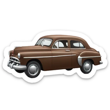 Coche con cuba libre sticker