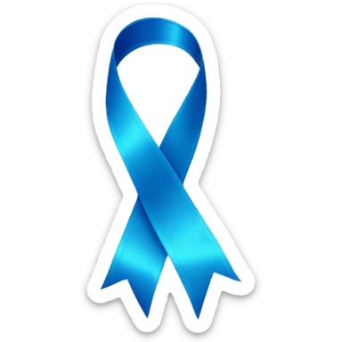 blue ribbon sticker