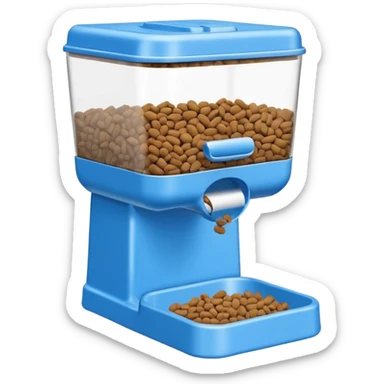 dog food dispenser sticker