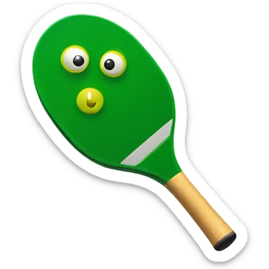 Pickle ball paddle sticker
