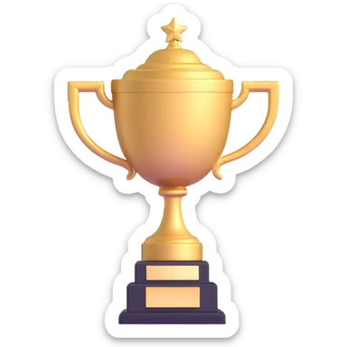 Winner's Cup trophy sticker