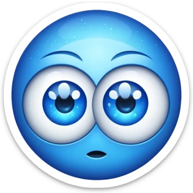 cartoon eyes sticker