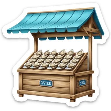 oyster stand sticker