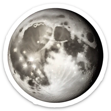 Europa Moon sticker