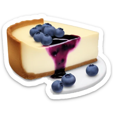 blueberry cheesecake sticker