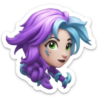 Jinx-leagueoflegends sticker