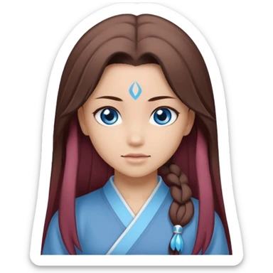 Katara and Sakura hybrid  sticker