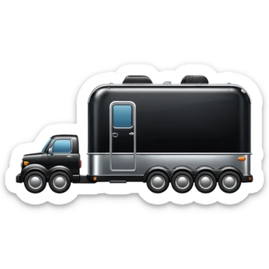 car towing a trailer sticker