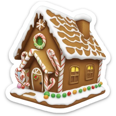 gingerbread house sticker