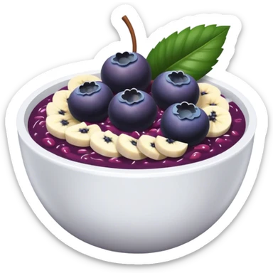 Açai bowl sticker