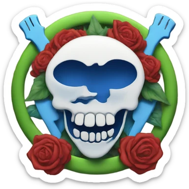 Grateful Dead logo sticker