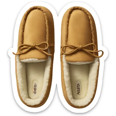 L.L. Bean women’s moccasin house slippers sticker