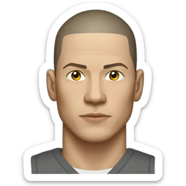 michael scofield sticker