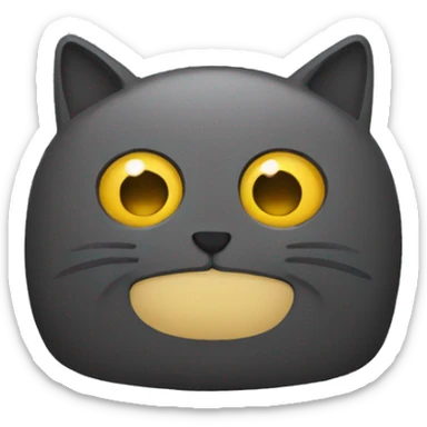 Chat qui porte des haltères  sticker