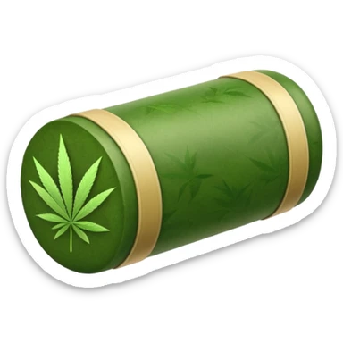 marijuana roll sticker