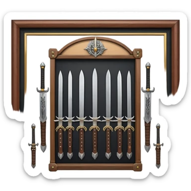 weapon market where we buy sword armor sticker