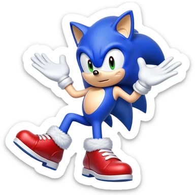 Sonic the hedgehog sticker