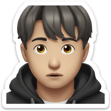 Jungkook sad sticker