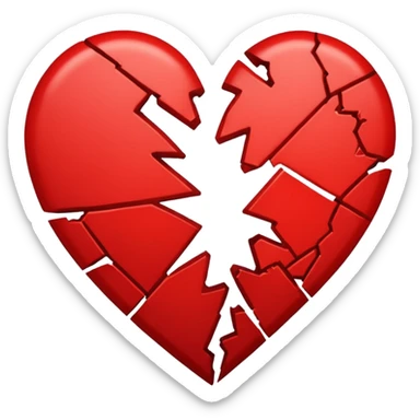 CORAZON ROTO sticker