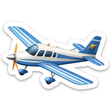 An icon featuring a remote-controlled model airplane soaring through the sky and clouds, with a detailed transmitter in the foreground. The sky is clear with motion lines showing flight. Transparent background emphasizes the precision, creativity, and joy of aeromodelling as a sport. sticker