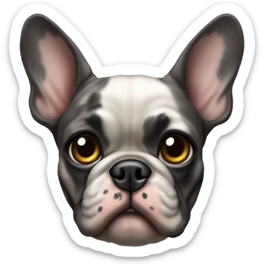 Merle French Bulldog sticker