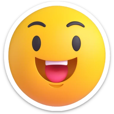 A round yellow emoji face, wide open mouth in shock, eyes wide with vibration lines around them, face shaking left and right sticker