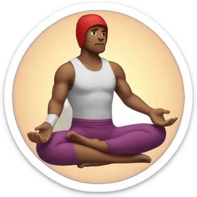 daredevil meditating sticker