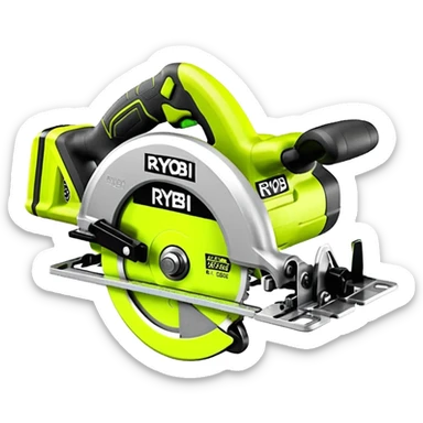 RYOBI ONE+ HP 18V Brushless Cordless 7-1/4 in. Circular Saw (Tool Only) PBLCS300B emoji style  sticker